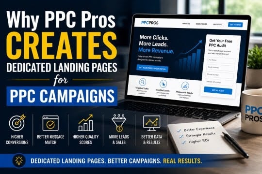 Why PPC Pros Creates Dedicated Landing Pages for PPC Campaigns