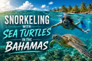 Snorkeling with Sea Turtles in the Bahamas