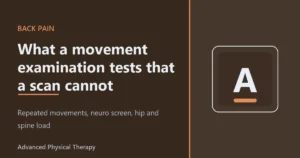 What a Back Pain Examination Looks At
